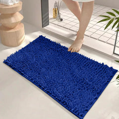 Bathroom Rug, 30 X 20 Inches Soft Shaggy Chenille Non-Slip Absorbent Washable Bath Mats,Quick Dry Thick Plush Rubber Backing Bathroom Carpet for Floor,Shower,Home Decor Accessories,Tub