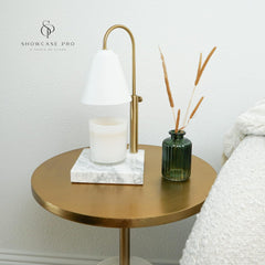 Candle Warmer Lamp with Adjustable Height & Dimmable Function, Scented Wax Melter, Birthday, Mother’s Day, Housewarming Gifts, Spring & Easter Decorations for Home, Bedroom, Living Room, Office, Gold