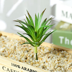 Artificial Plant Fake Flower Exquisite 1Pc Artificial Succulent Plant Garden Lifelike DIY Home Office Bonsai Decoration Home Decor-Green