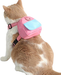 Dogs Backpack Adjust Size Belt Travel Trip Walking Shoulderbag with Tractions Buckle for Cats Dogs for Traveling