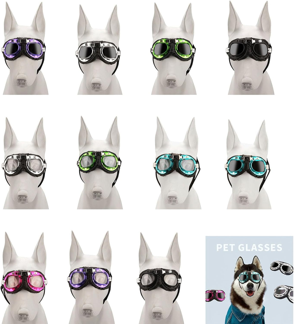 Dog Fashion Sunglass Lovely Vintage Pet Sunglass Reflection Eye Wear Glasses Vacations Dog Accessories