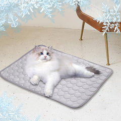 Pet Cooling Mat – Washable Breathable Cool Pad for Dogs & Cats – Portable Summer Pet Bed Blanket for Outdoor, Beach, Travel, House Use – Lightweight Cooling Accessory for Hot Weather Reliief
