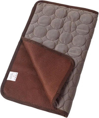 Dog Cooling pad 5 Sizes Cool Ice Silk Moisture-Proof Mattress Cushion Pet Cooling Mat Dog Cat Sleeping Pad Small Animal Cold Bed(Gray,XS (40X30cm))