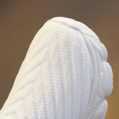 IWIHMIV Toddler Girls Tennis Shoes Kids Slip On Shoes Toddler Boy Tennis Shoes Kids Sneakers Breathable Running Athletic Shoes