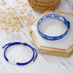 Gold Bracelet Stack for Women Beaded Bracelets Stackable Bracelets Turquoise Cross WWJD Bracelet Jewelry Gifts for Women