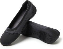 Dearfoams Women's Fashion Casual Comfortable Slip on Misty Ballet Flats