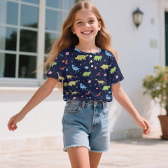 GzzxiailgGirls Casual Shirts Kids School Uniform Shirts Short Sleeve Kids Collared Shirts 2-16 Years Outdoor Wear