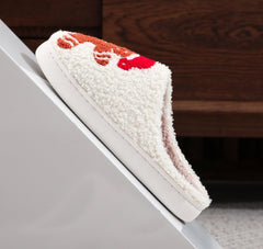 Christmas Slippers Reindeer for Womens Mens Soft Plush Comfy Warm Fuzzy Slippers Red Moose Santa Claus Indoor Outdoor Slip On House Slippers Christmas Gifts