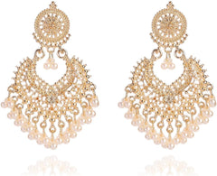 Chandelier Jhumka Earrings for Women Bollywood-Inspired Jewelry Perfect for Indian Dresses and Party Outfits
