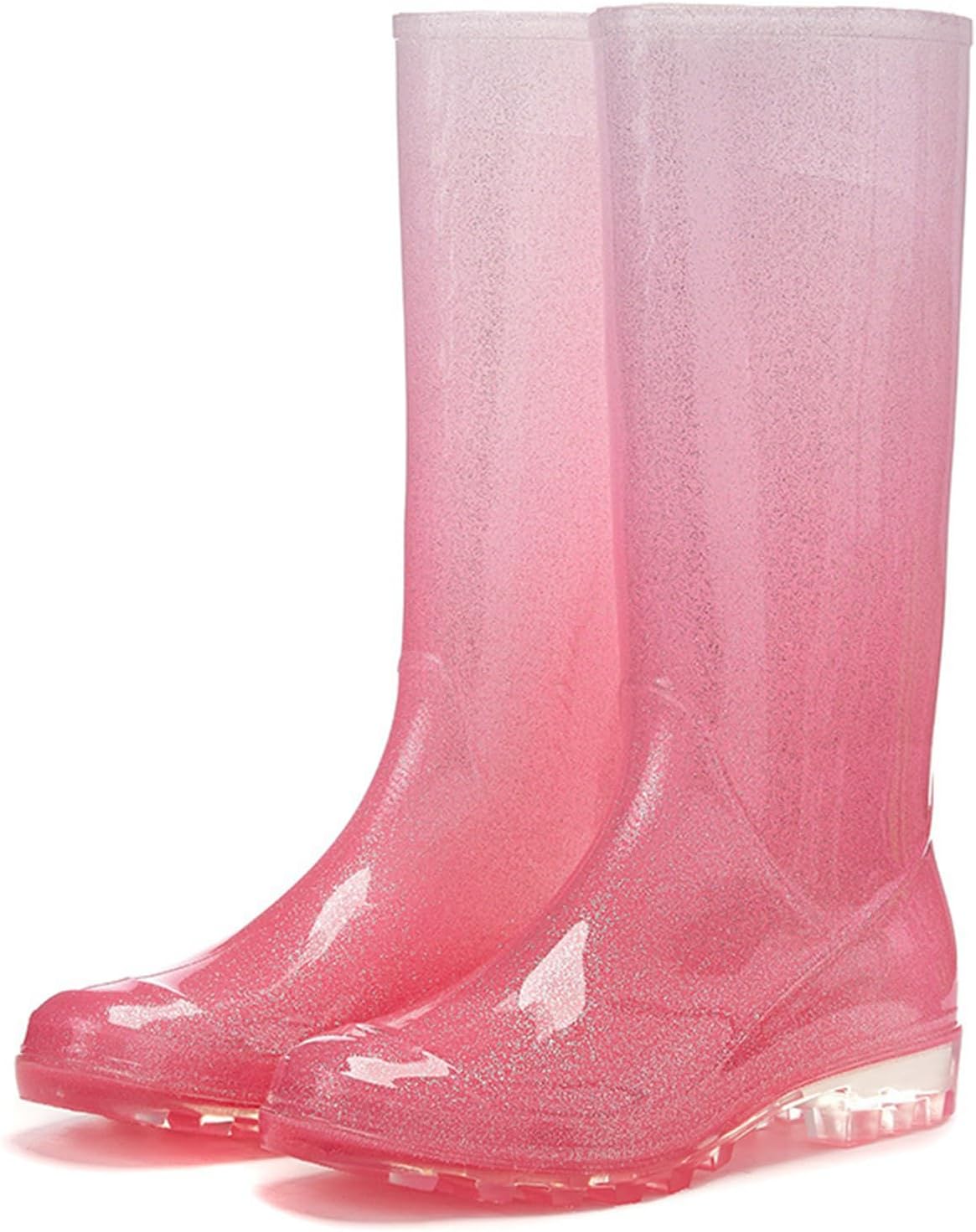 Women's Knee-High Waterproof Rain Boots Non-Slip Rubber Garden Boots for Farming Fishing Outdoor Work Comfortable & Durable