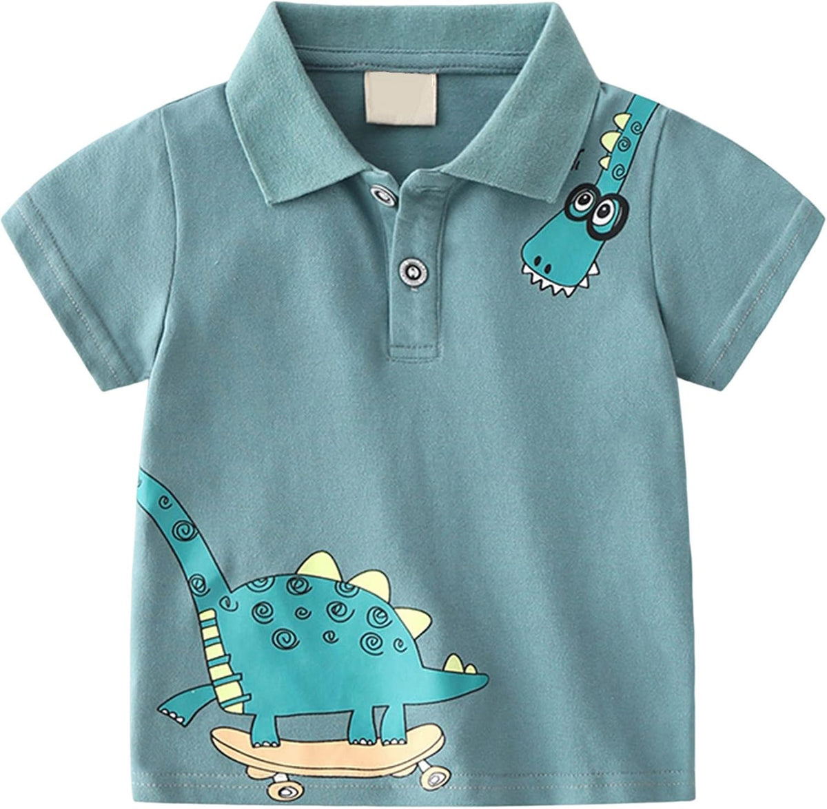 Summer Toddler Boys Girls Short Sleeve Cartoon Letter Prints T Shirt Tops Cool Top