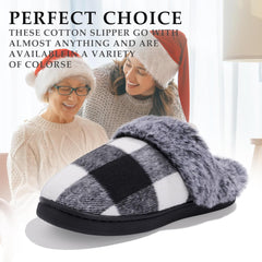 Fuzzy Slippers – Cozy, Plush House Slippers with Wrapped Heel for Ultimate Comfort