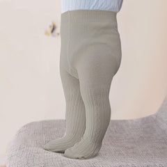 Girls Knitted Tights Baby Toddler Elastic Waist Pantyhose Leggings Kids Solid Color Stockings
