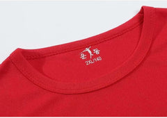 Kids T Shirts Short Sleeve Plain Tops Tees Boy & Girl Unisex Toddler Children Crew Neck Boy Large Shirt