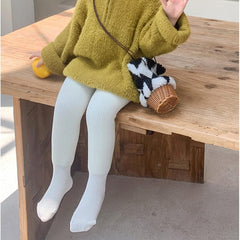 Cable Knit Tights for Toddler and Girls Seamless Fleece Lined Leggings Soft Cotton Stockings Winter Pantyhose Thick Tights