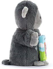 DEMDACO Love to Play Soft Polyester Story Book Plush and Hand Puppet, 2 Piece Set Grey, Baa Baa Black Sheep