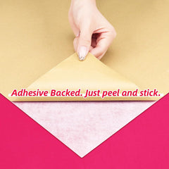 Decotalk Velvet Wallpaper Peel and Stick Pink Velvet Wallpaper Felt Sheets Adhesive Felt Fabric Wall Paper for Crafts Hot Pink Flocking for Drawer Liner 15.7x120 Inch Flocking Fabric Pink