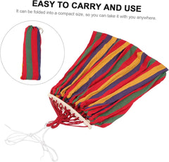 150kg Outdoor Camping Hammock with Load Capacity Lightweight Travel Hammock for Beach Garden and Hiking Easy Setup for Relaxation and Adventure