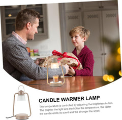 Stylish Wax Melt Warmer Lamp with Brightness Vintage Design for Scented Jar Candles for Home and Relaxation Us Plug