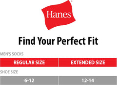 Hanes Men's Heel Shield Socks