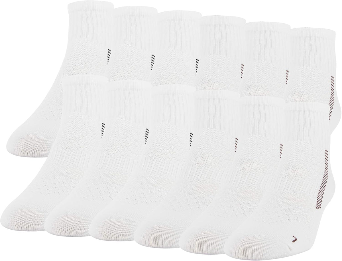 Gildan Men's Active Flat Knit Ankle Socks, Multipairs