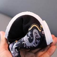 Christmas Boots for 2 to 12 Years Cotton Boots Boys Cloth Shoes Children Embroidered Shoes Boys Hanfu Shoes Boots