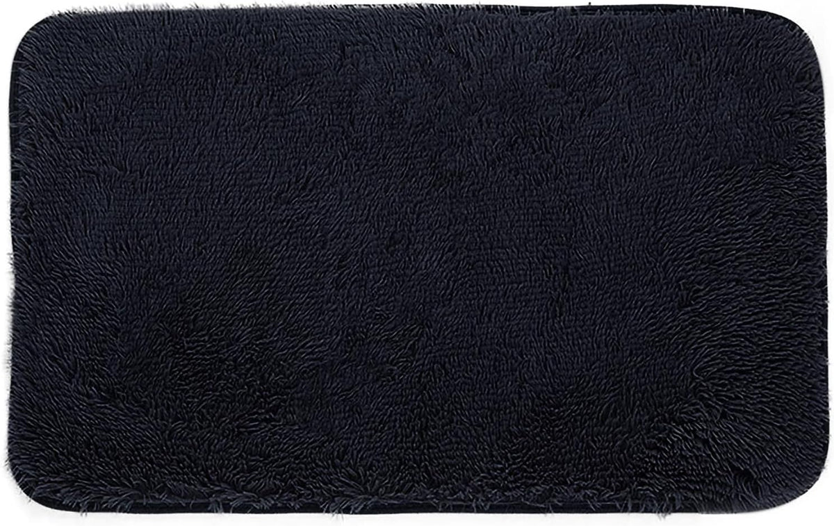 Bathroom Rugs Soft Short Plush Bath Mat Super Absorbent Chenille Bathroom Rug for Bathroom Non Slip Washable Bath Rugs Quick Dry Bath Mat Ideal to Enhance Your Modern Home Decor