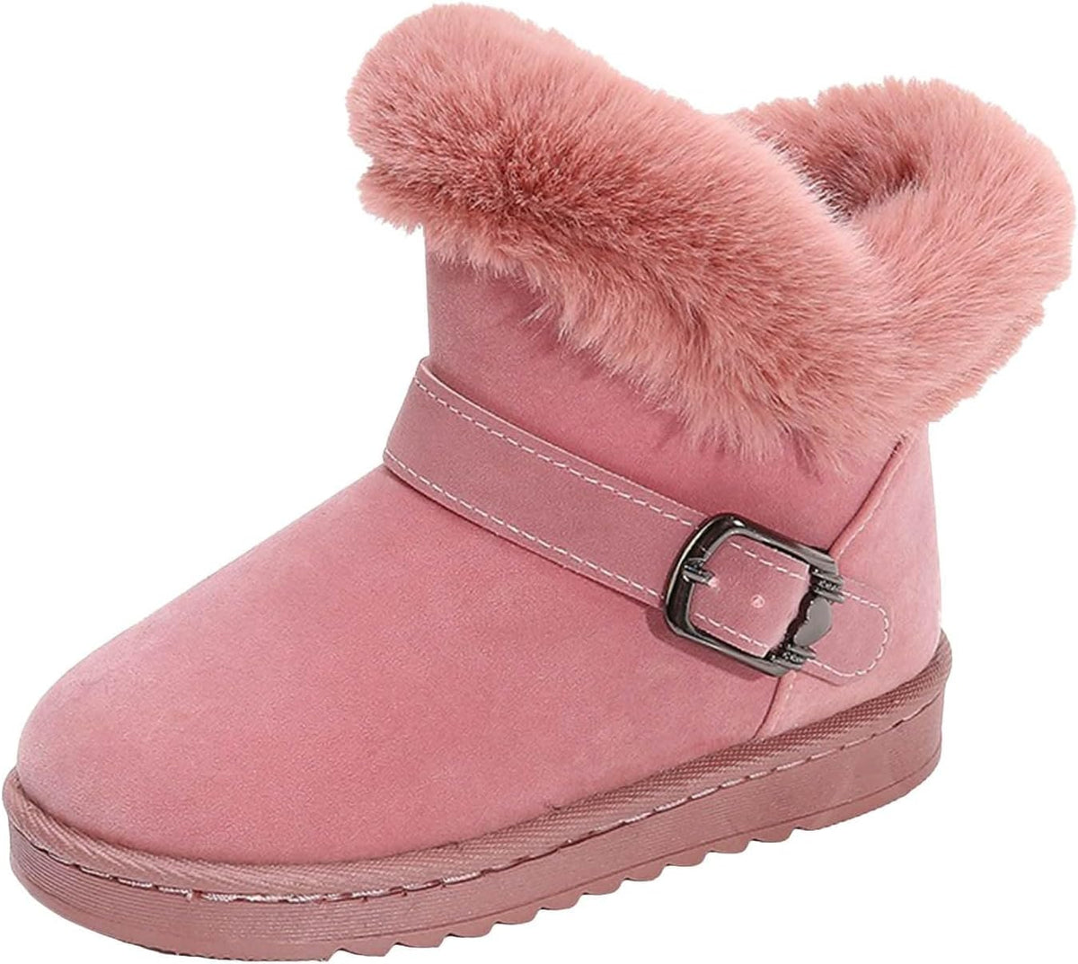 IWIHMIV Winter Boots Ankle Boots for Girls Toddler Boots Kids Toddler Winter Shoes Girl Booties Toddler Ankle Boots