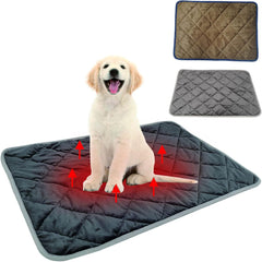 Dog Kennel, Dog Bed Pet Dogs Heating Bed Thermal Beds Pad Large Small Dogs Kennel MatS with Bottom Pet Supplies
