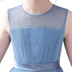 dideyttawl Flower Girl Dresses,Girls Princess Dress,Junior Bridesmaid Dress for Wedding,Kids Formal Tulle Full Length Dress