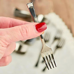 Stunning Silver Small Mini Fork Set (Pack of 36) - Premium Quality & Elegant Design - Ideal for Any Occasion