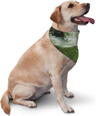 Gator Lurking Green Dog Bandana Pet Scarf Accessories for Small Medium Dogs Cats Photo Prop, Triangle Pet Bandanas Adjustable Puppy Bib Washable Dog Kerchief Puppy Neckerchief
