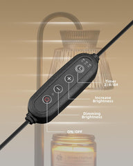 Candle Warmer Lamp with Timer, Vintage Flower Candle Lamp with 2 Bulbs, Electric Adjustable Height Candle Warmer,Birthday Gifts for Women, Wax Melt Warmer for Mom House Warming Gifts