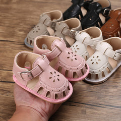 Dress Shoes Girls Spring and Summer Children Baby Toddler Shoes Boys and Girls Sandals Flat Bottom Girls Jelly Shoes