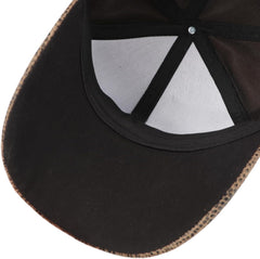 Baseball Cap Snakeskin Print Leather Sun Hat Outdoor Casual Flat Brim Trucker Hat Baseball Cap for Women Men