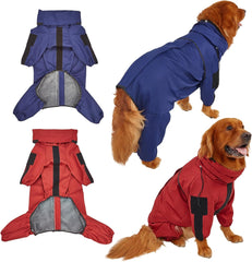 Dog Raincoat, Pet Dog Raincoats Suitable for Large and Small Dogs Clothes Windproof and Waterproof Puppy Rainwear