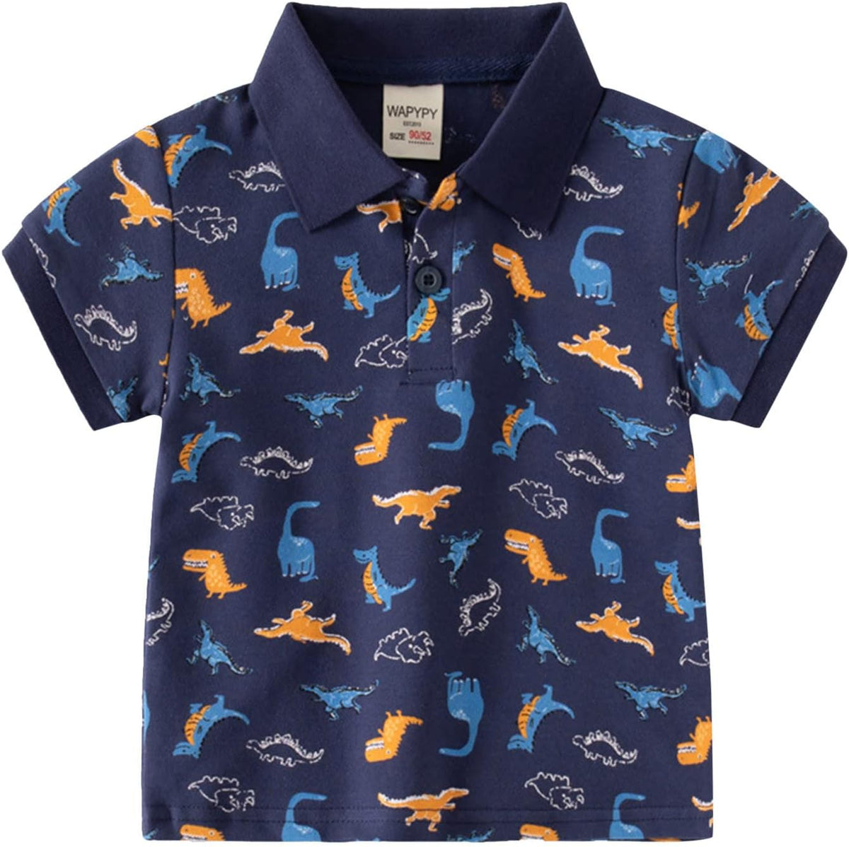 Kids Toddler Shirt Cartoon Dinosaur Prints Short Sleeve Button Shacket Boys Girls Shirt Tops Outwear Big Boy Top