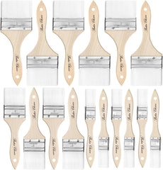 Bates- Chip Paint Brushes, 6 Pack, 1", 2", 3", Synthetic Bristles Painting Brushes, Paint Brushes Set, Chip Brush, Painting Brush, Wood Stain Brush Set, Chip Paint Brushes for Paint, Chip Brushes