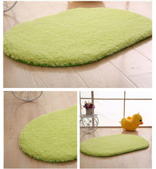 Bathroom Rugs 27" X 18",Thick Absorbent Non-Slip Washable Extra Soft Microfiber Shaggy Bath Rug Plush Quick Dry Machine Wash Dry Bathroom Rug Set for Shower Bathroom Floor Tub Kitchen