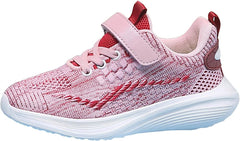 IWIHMIV Toddler Boy Tennis Shoes Toddler Slip On Shoes Girls Running Shoes Kids Sneakers Lightweight Breathable Walking Shoes