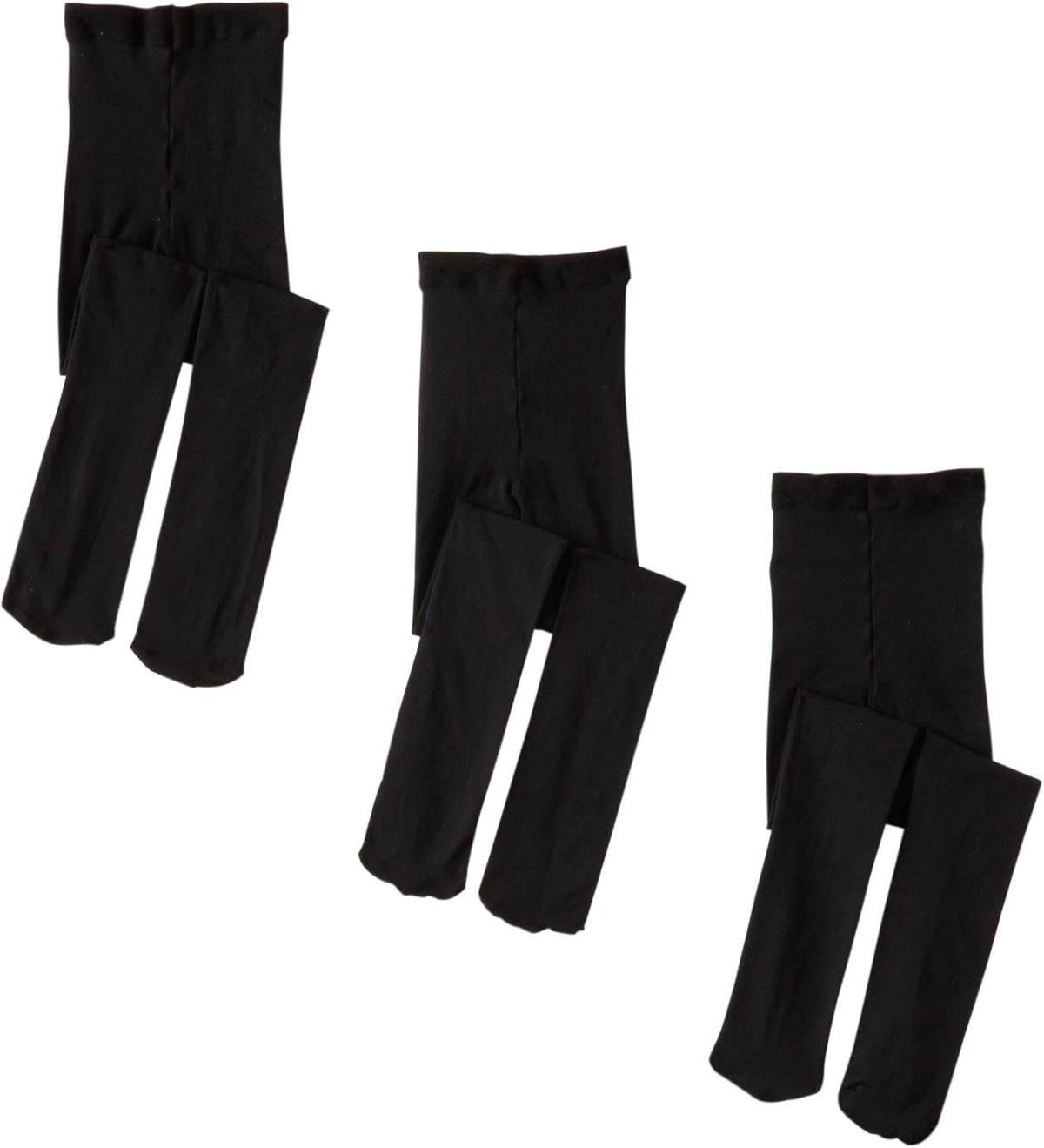 Jefferies Socks Girls' Smooth Tights (Pack of 3)