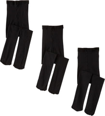 Jefferies Socks Girls' Smooth Tights (Pack of 3)