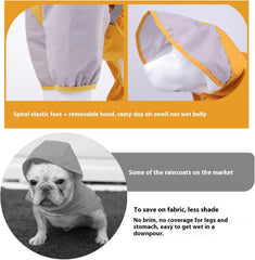 Adjustable Hoods Dog Rain Coat Outdoor Rain Jackets for Small to Large Breeds Outdoor Use Weather Dog Ra