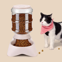 Cat Water Fountain, Dog Water Dispenser Dog Automatic Feeders and Watering Cats Feeding Waterer Bottle Pet Feeders Dogs Feeder Cats Waterer Feeder