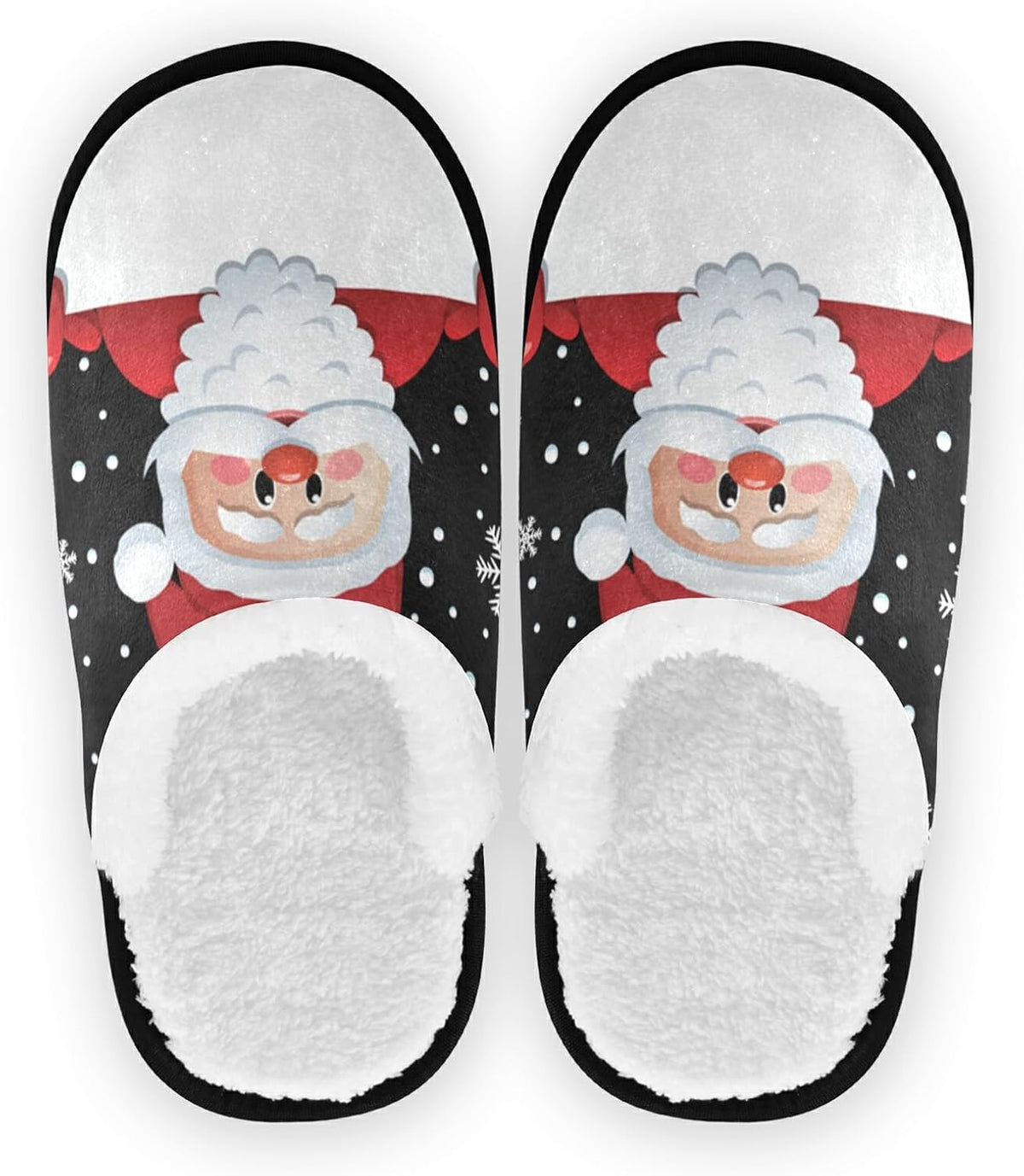 Boccsty Christmas Men Spa Slippers Winter Women House Slippers Memory Foam Slippers Indoor Outdoor Home Shoes