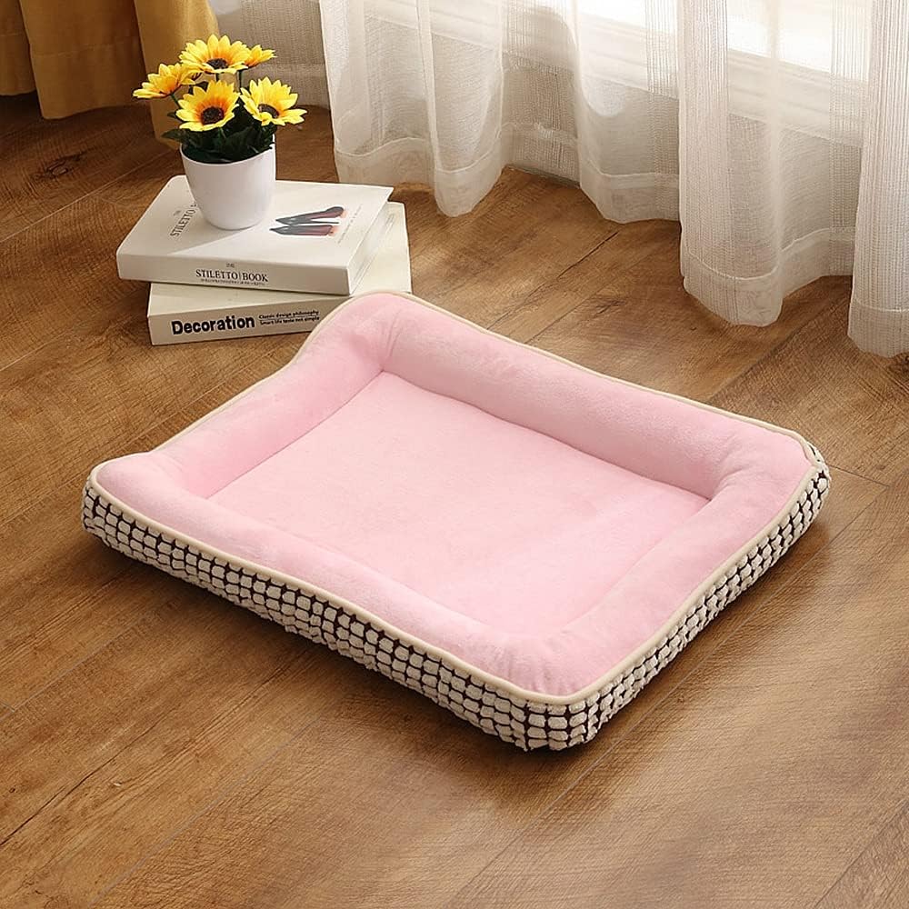 Cozy Pet Bed，Pet mat, Thick Crystal Velvet pet mat, Waterproof Dog pet mat, Washable pet Sofa Bed, Strong and Breathable Soft Sofa, Suitable for Small Puppy and cat Sleeping Bed。