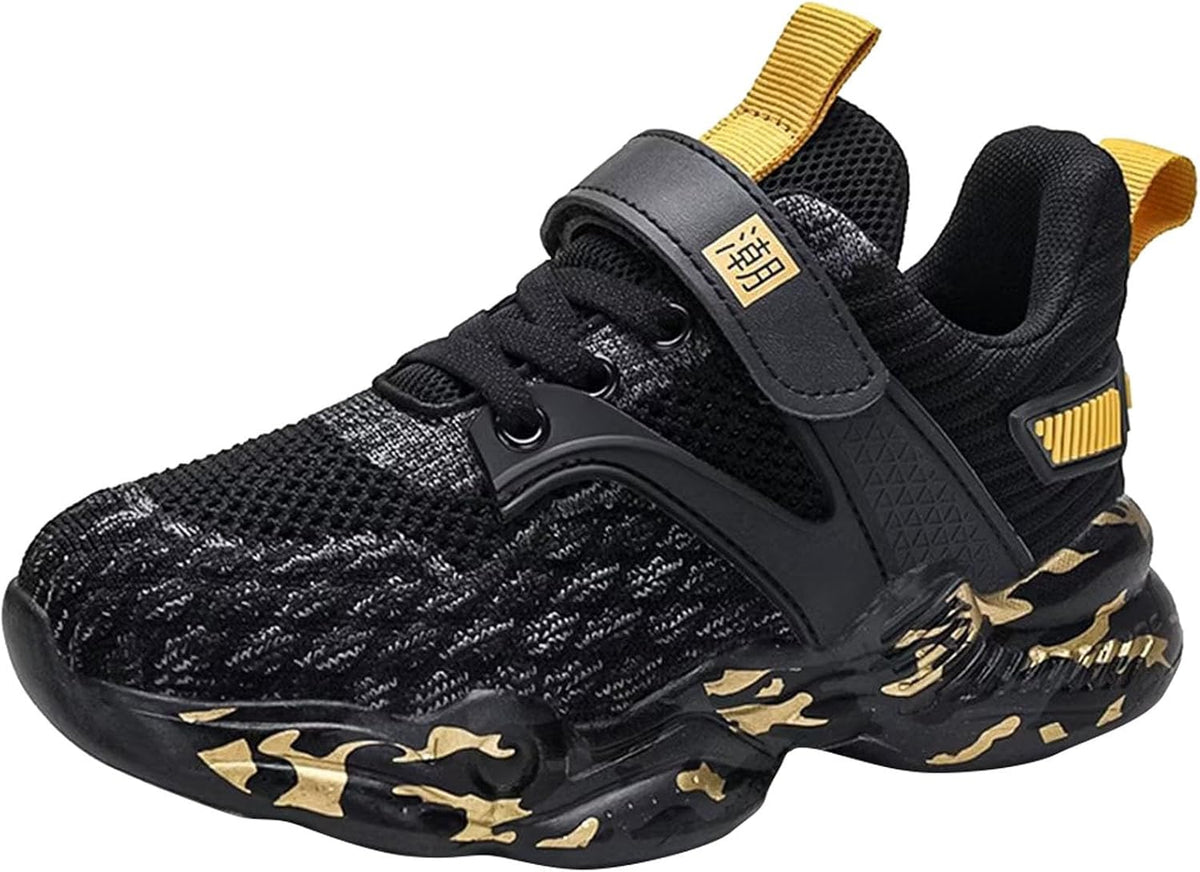 Running Shoes Kids Girl Boy Fashion Sneaker One Strap Breathable Athletic Sport Shoes (Toddle&Little Kid&Big Kids)