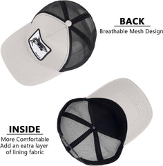 Mens Trucker Hats Mesh Snapback Animal Baseball Hats Unisex Running Sport Cap for Women Men
