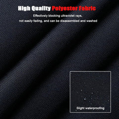 6.5ft 7.5ft 9ft 10ft Patio Umbrella Replacement Canopy, 6 Ribs 8 Ribs Umbrella Canopy Cover Replacement Fabric, Garden Parasol Canopy Cover UV Protective, Canopy Only