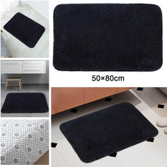 Bathroom Rugs Soft Short Plush Bath Mat Super Absorbent Chenille Bathroom Rug for Bathroom Non Slip Washable Bath Rugs Quick Dry Bath Mat Ideal to Enhance Your Modern Home Decor